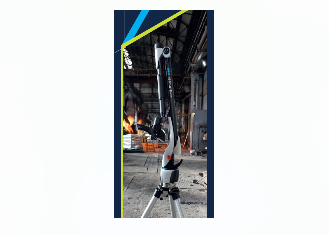 ヘキサゴン・メトロジー製アーム式三次元測定機（Absolute Arm）